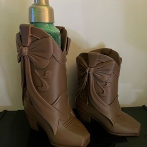 Custom design - cowboy boots bath and body works soap holder